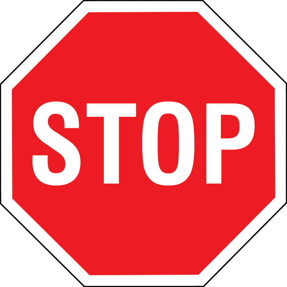 Traffic Sign | Stop W450mm x H450mm (Single Sided)