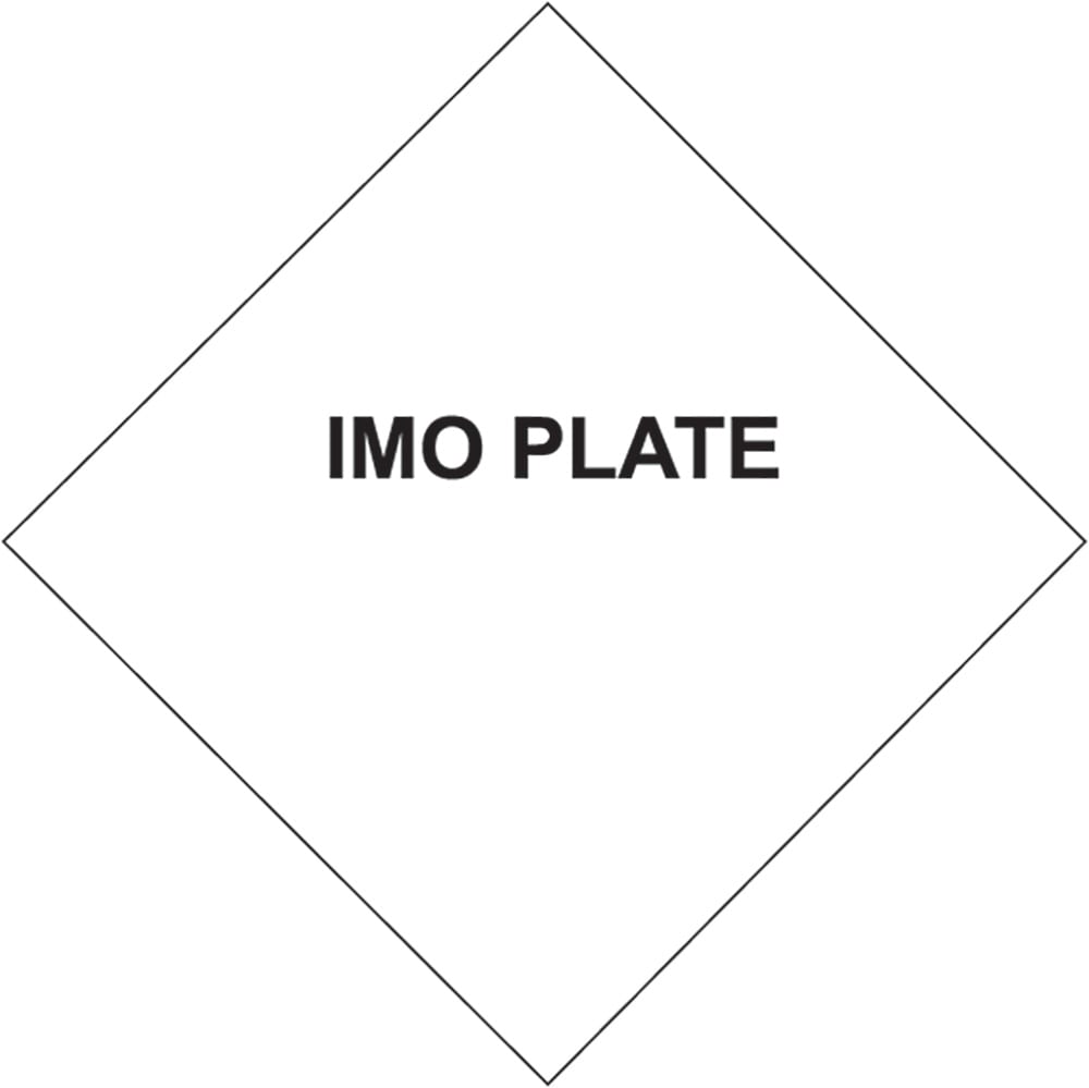Dangerous Goods Sign | Backing Plate W400mm x H400mm (Single Sided) - Standard