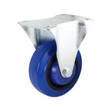 Easyroll 100mm Fixed Plate Mount I6 Castor Elastic Rubber 140kg (Each)
