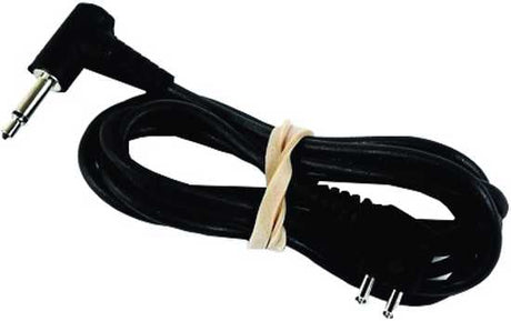 3M PELTOR audio input cable with 3.5mm mono plug for connecting headsets to radios and devices, 914mm straight design.