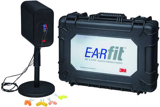3M E-A-Rfit Dual-Ear Validation System for accurate hearing protector fit testing, delivering results in 8 seconds.