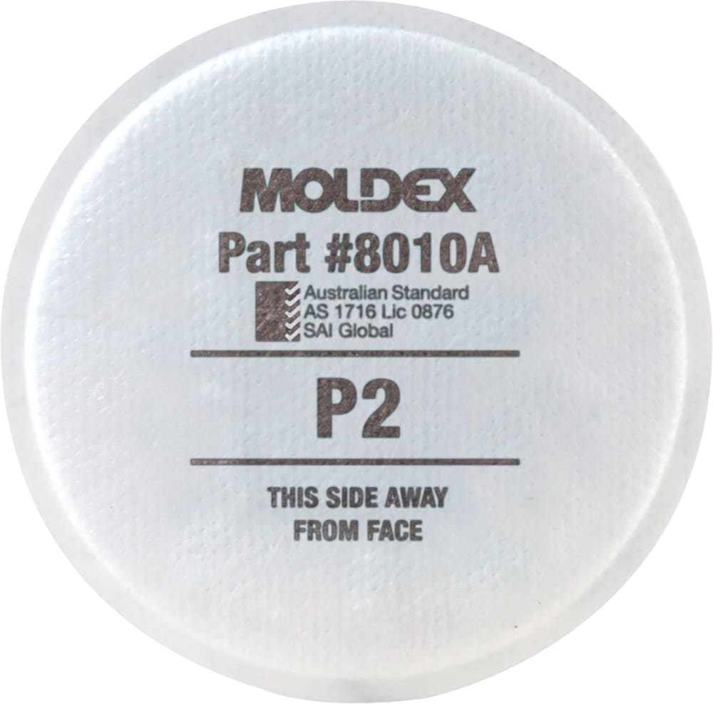 Moldex P2 Pre-Filter 8010 5 Pairs (Pack)