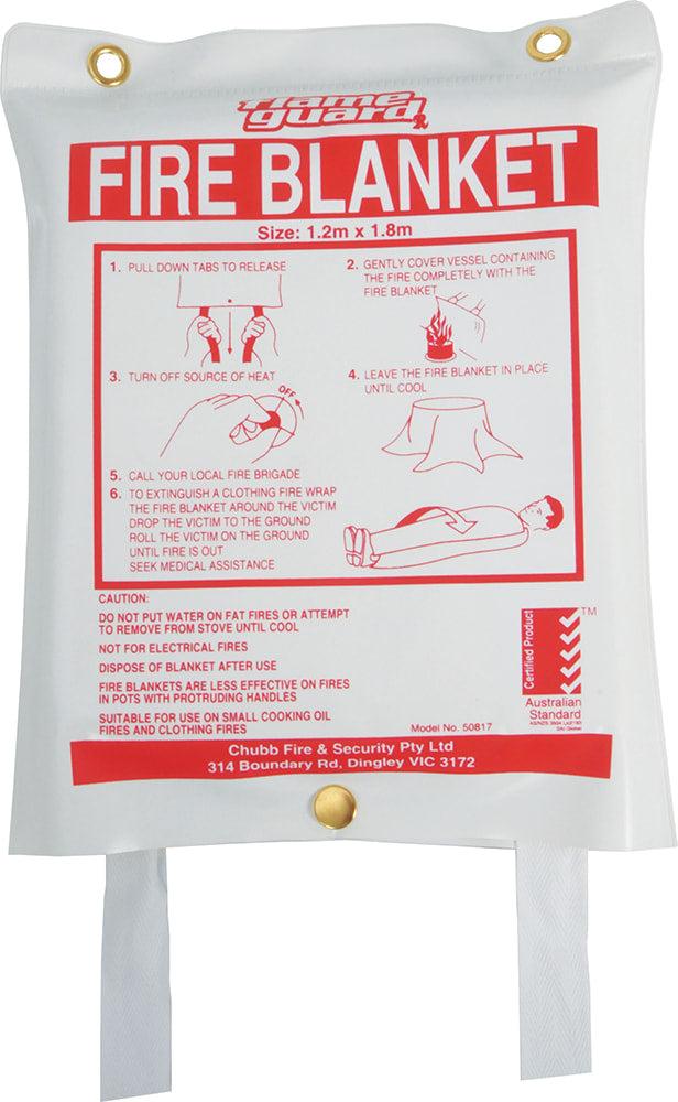 FlameGuard Fire Blanket, 1.2mx1.8m