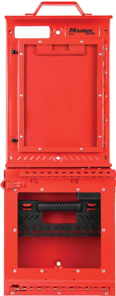 Master Lock S3500 Permit Control Station Wall Mounted/Portable - Red