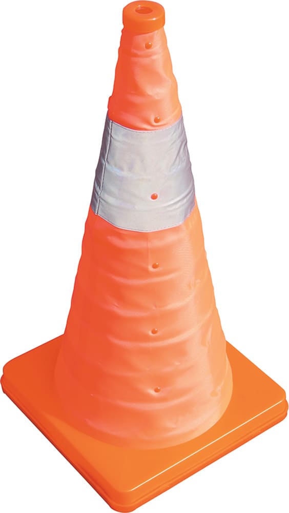 Portable/Collapsible Cone 700mm Reflective Collar