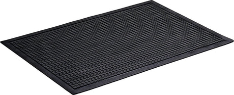 Heavy-duty Kleen Kushion Mat (1400 x 870mm) providing traction and anti-fatigue support for high-traffic areas.