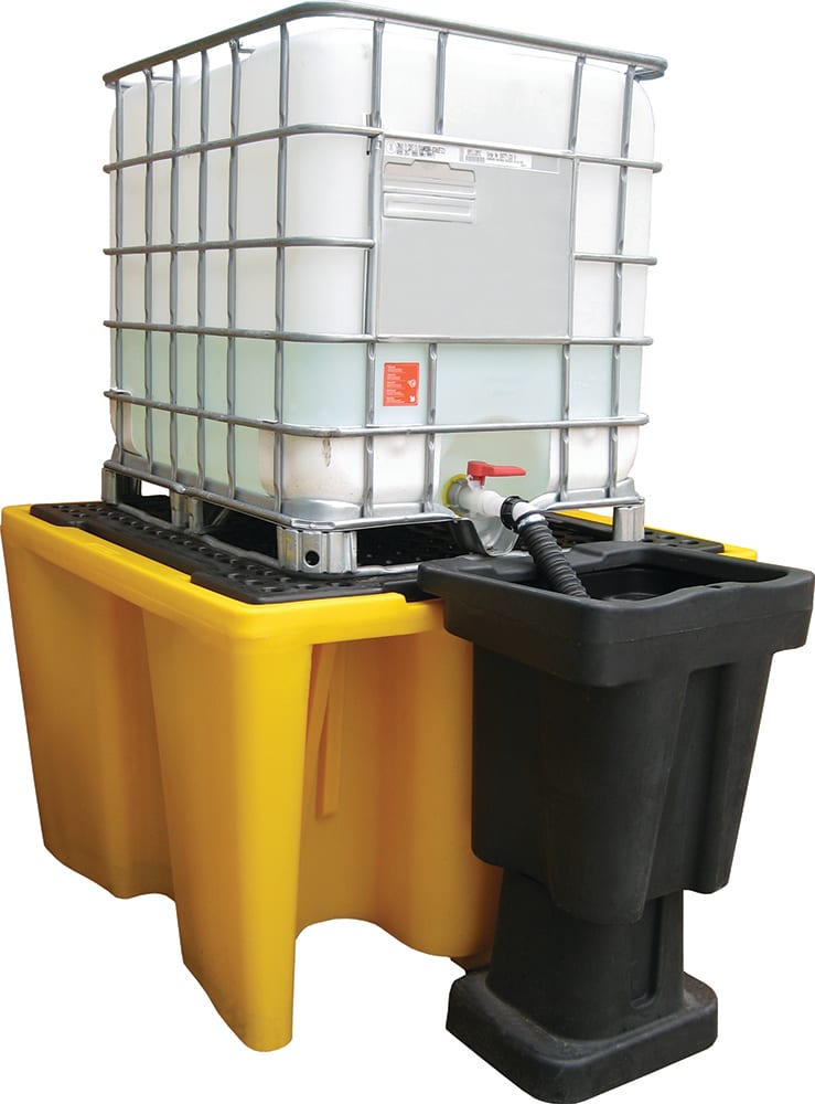 Single IBC Spill Pallet - Dispenser only 790 x 640 x 590mm (H,W,D)