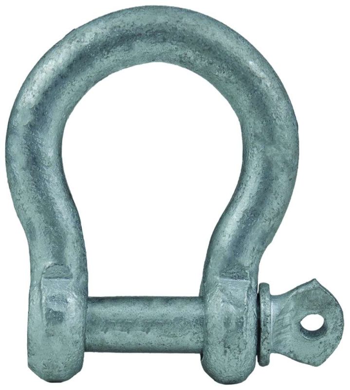 Galvanised Commercial Bow Shackle - 6mm Non Lift (10 Units)