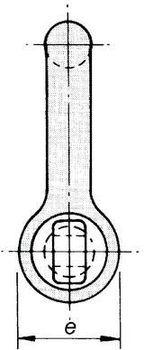 Bullivants Dee Shackle Safety Pin 8.5T WLL 25mm Body Diameter (Each)