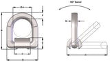 Townley Grade 100 Weld-On 2.5T WLL