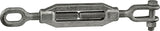 Galvanised 16mm turnbuckle clevis and eye, designed for tensioning and length adjustment in engineering applications.