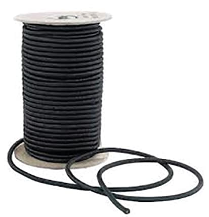 Shock Cord Plaited 5mmx100m Roll Black