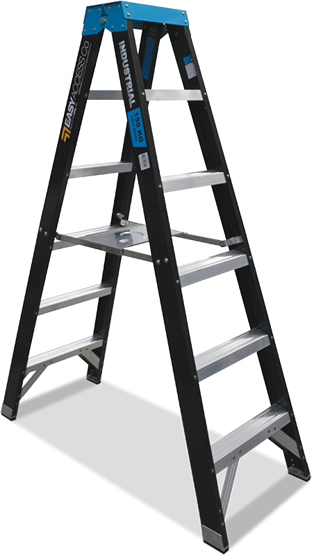 Easy Access Fibreglass Double Sided Ladder 6 Step (6 Step)