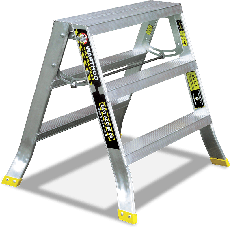 Easy Access Warthog Double Side Wide Ladder (3 Step)