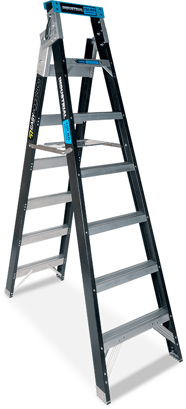 Easy Access Fibreglass Dual Purpose Ladder 7 Step