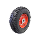 Easyroll 3.50 x 4mm Pneumatic Wheel Steel Centred-160Kg - 20mm Bore (Each)