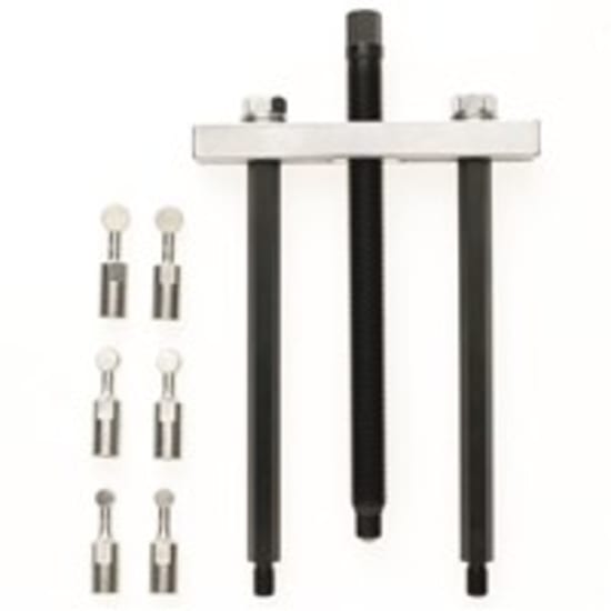 Toledo Twin Pull Puller Kit-Medium: Specialty tool for removing blind housing bearings with stable, precise self-centering.