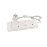 HPM 4 Way Switched Powerboard 0.9m Lead 10A (Each)