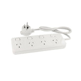 HPM 4 Way Switched Powerboard 0.9m Lead 10A