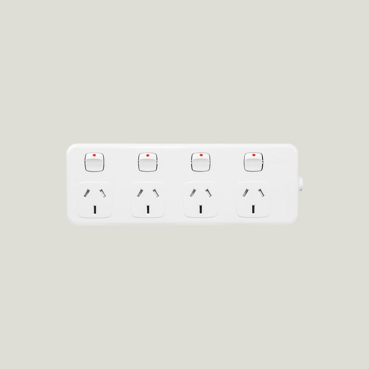HPM 4 Way Switched Powerboard 0.9m Lead 10A