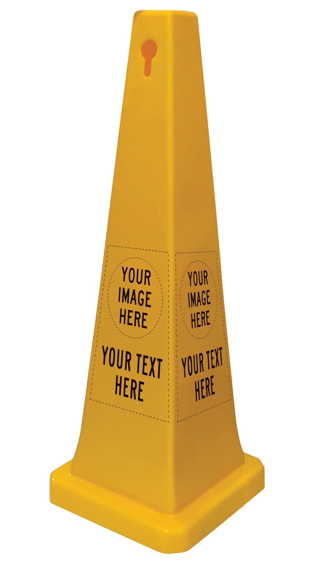 Safety Cone | Replacement Label Only W186mm x H300mm - Standard