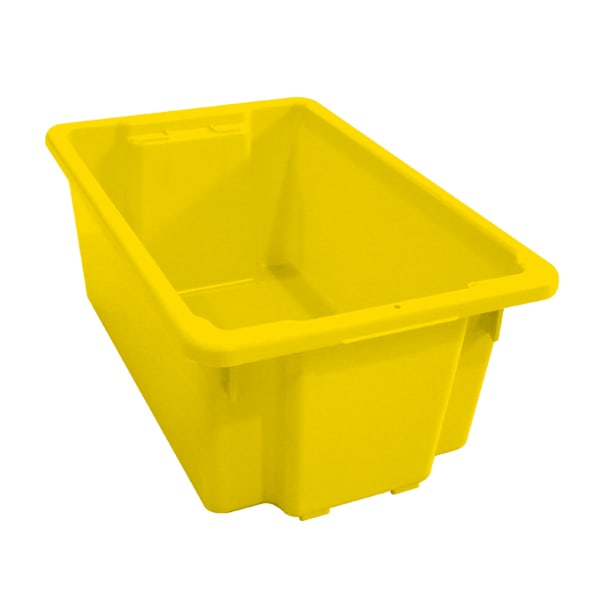 Food Grade Yellow Stack and Nest Crate - 52L