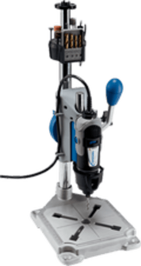 Image of Dremel 220-01 Workstation: versatile tool combining drill press and tool holder, ideal for precise DIY projects.