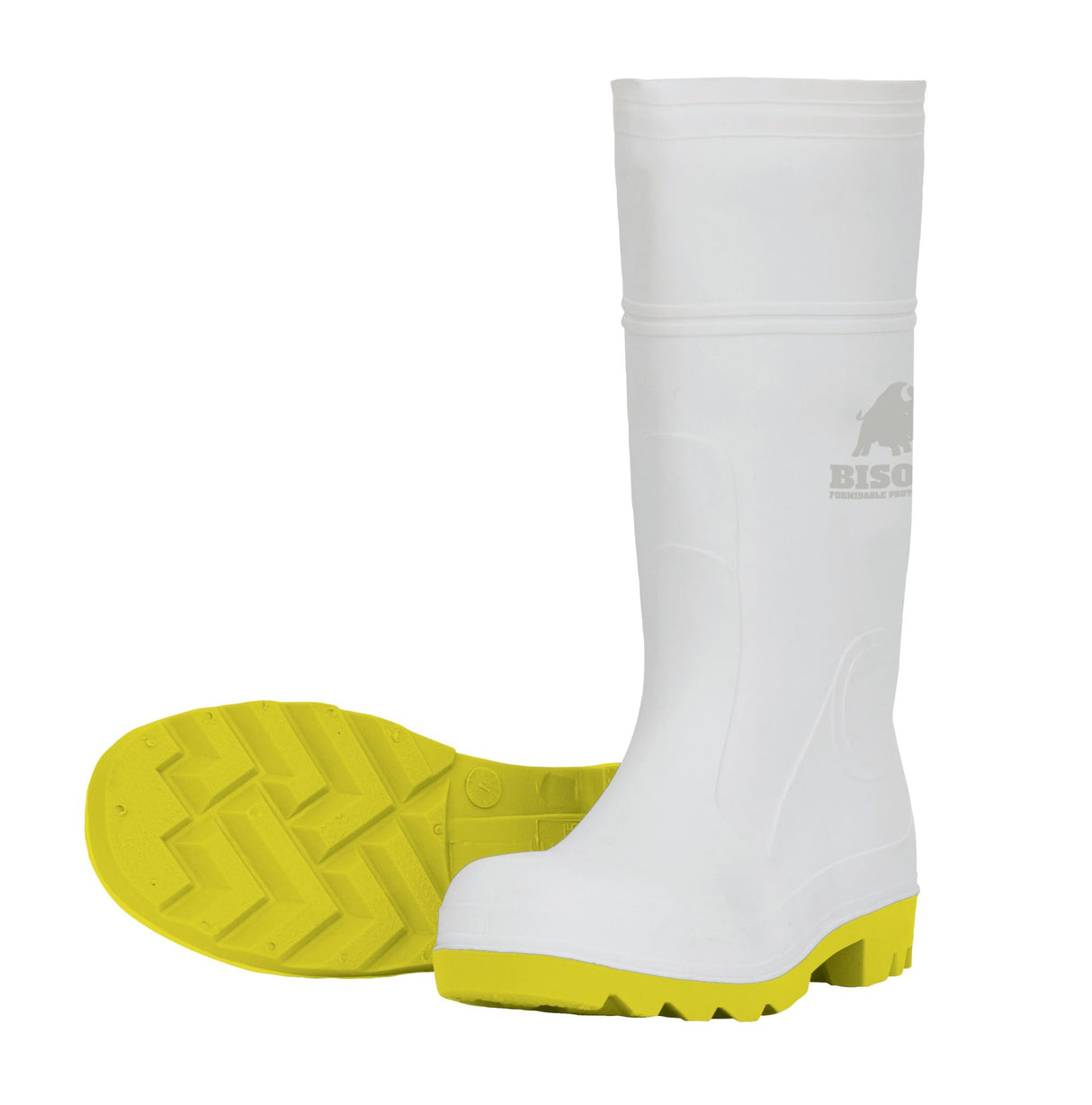 Mohawk PVC/Nitrile Safety Food Gumboot - Yellow (Size: 10)