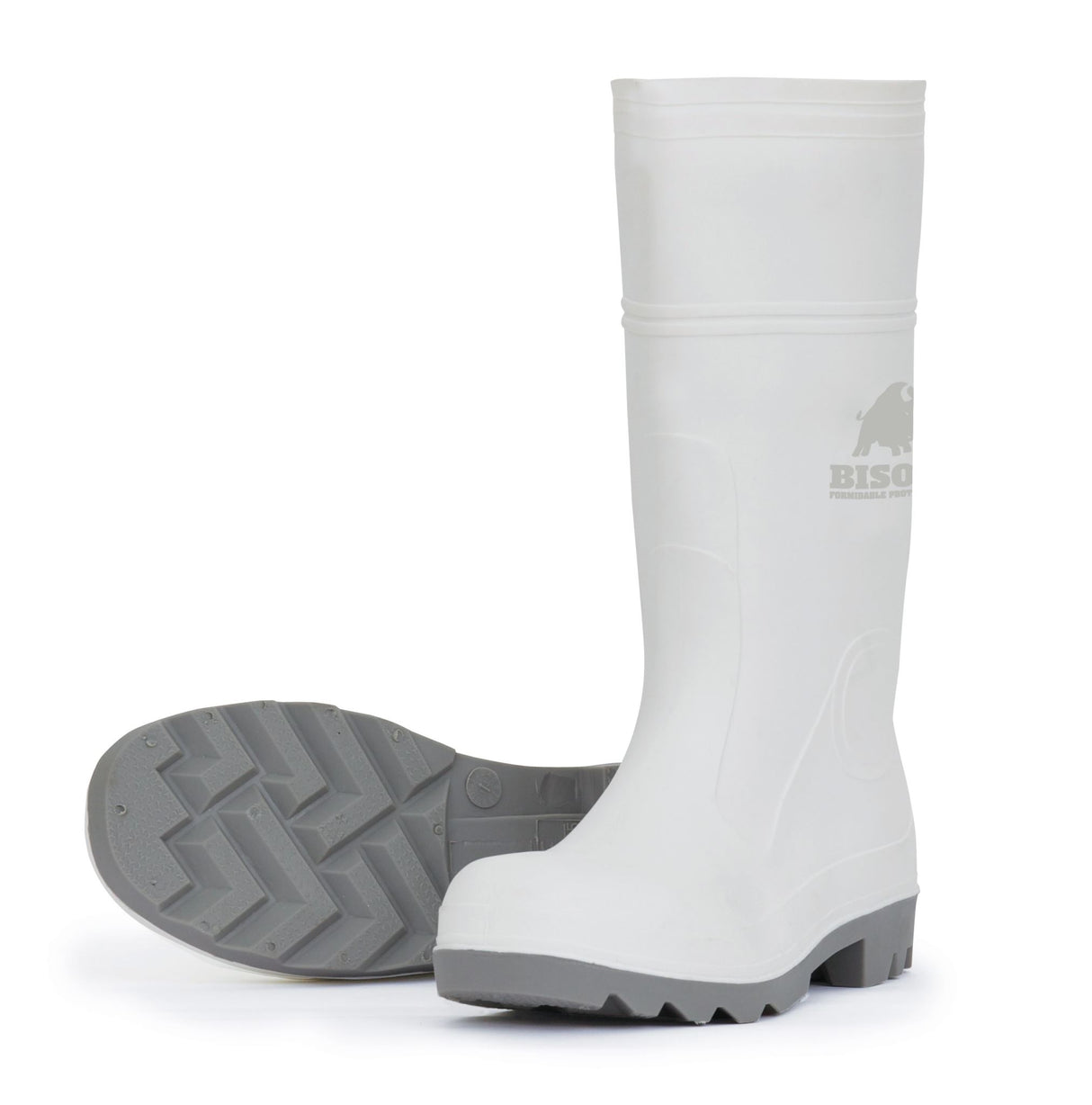 PIP Mohawk PVC/Nitrile Safety Food Gumboot - Grey (005) - 04