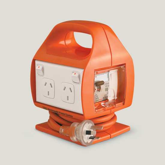 HPM Worksite Portable Powercentre 4 Outlets 10A (Each)