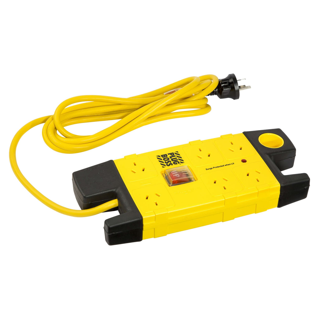 HPM PlugBoss Heavy Duty Powerboard 6 Outlet 10A