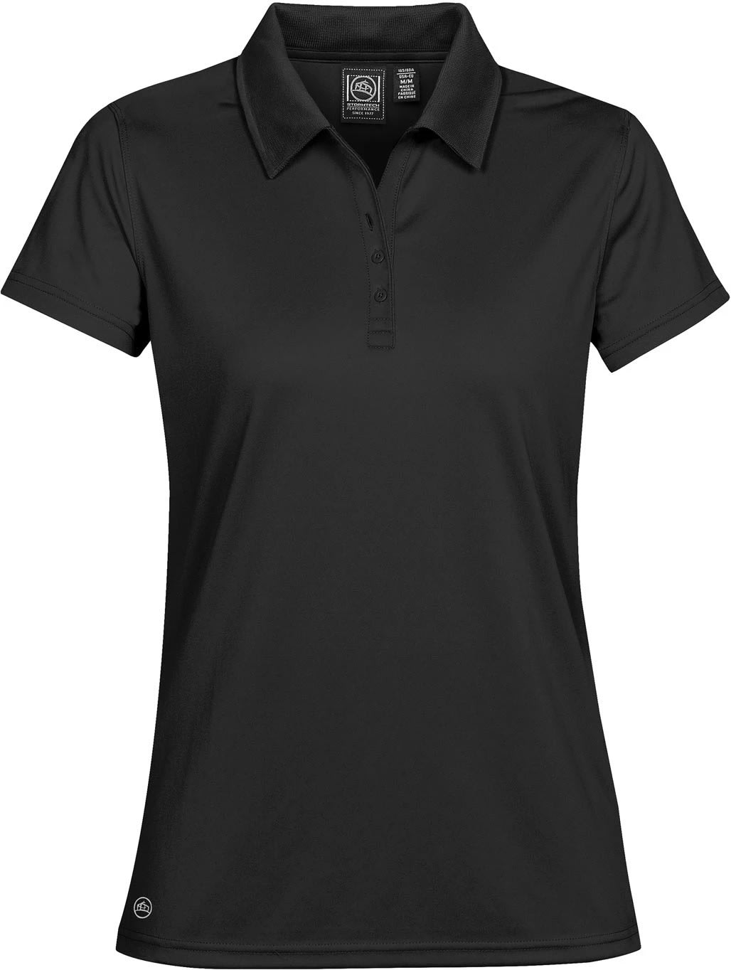 Stormtech, Women's Eclipse H2X-DRY Pique Polo - Black - L