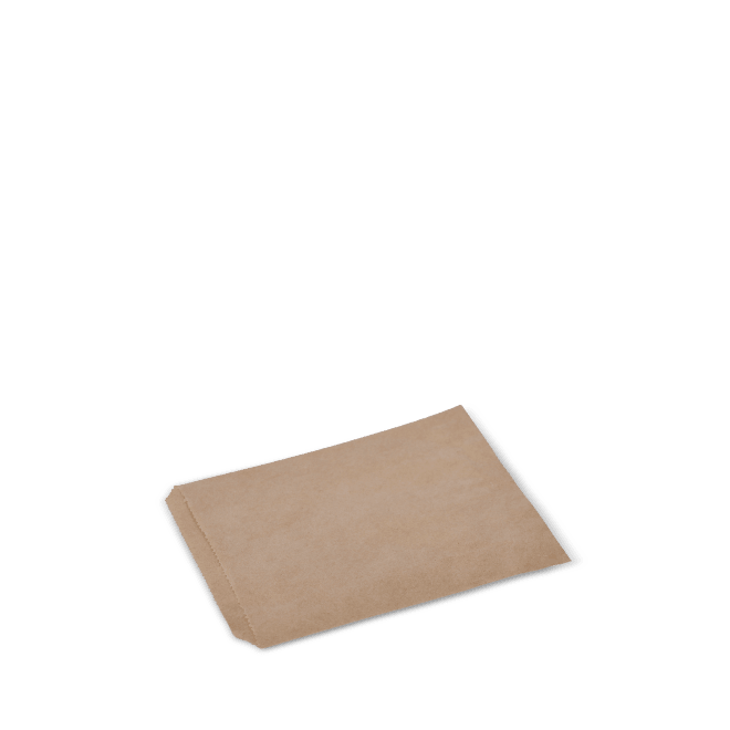 Brown Flat #1 Paper Bag 137 x 187mm 1000 (Pack)