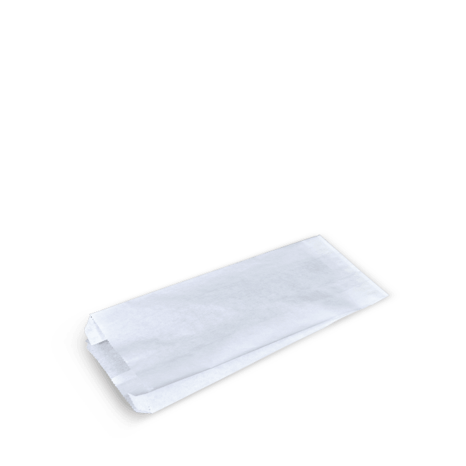 Detpak Greaseproof Satchel #1 Paper Bag 95x45x238mm Pack of 500 (Pack)