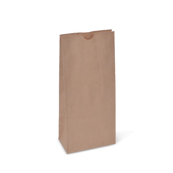 Detpak Heavy Duty Block Bottom #1 Paper Bag 125x70x270mm 500 (Case)