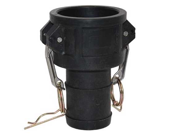 Type C - Polyprop 100mm Female Camlock x Hoseshank-(each)