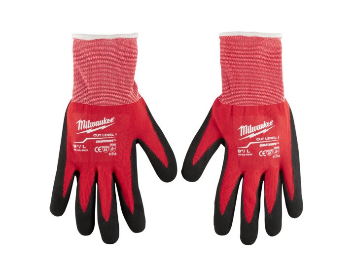 Milwaukee Cut 1/A Nitrile Dipped Gloves (Pair) - Standard (Size: M)