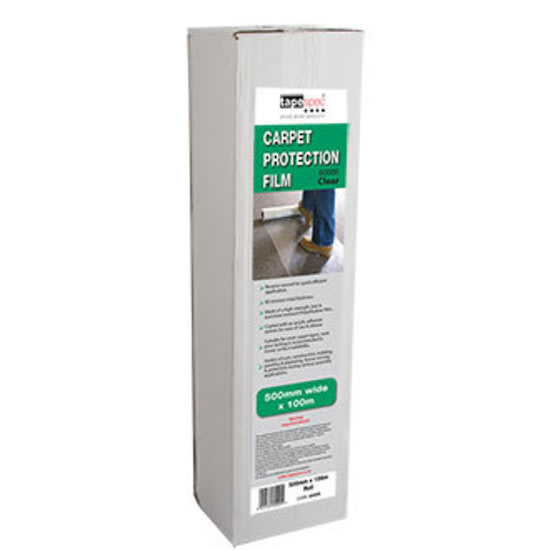 High-quality carpet protector film, 1000mm x 100m, ideal for protecting carpets during renovations and events.
