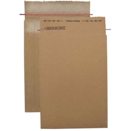 Jiffy R1 Rigi Mailer Bag, 185 x 265mm, case of 250, features secure self-seal closure and rigid fibreboard for superior protection.