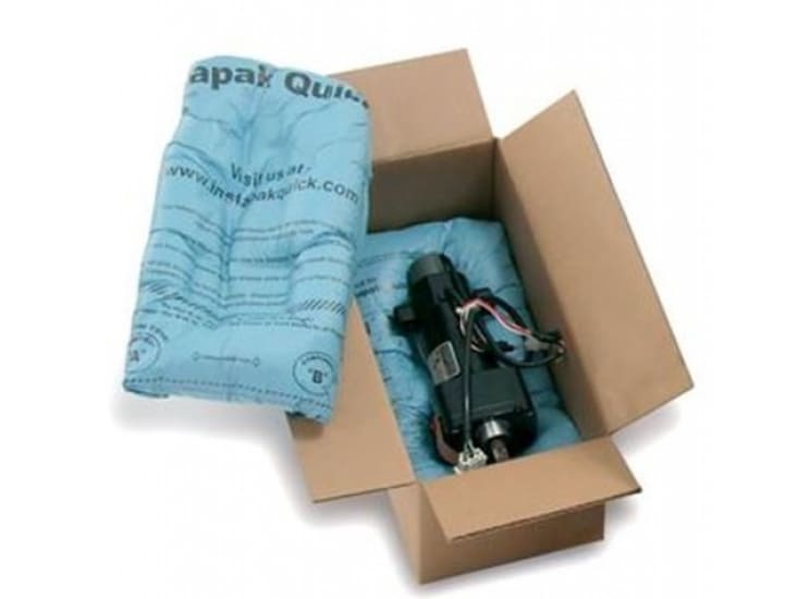 Instapak Quick RT 60 Voidfill foam packaging for custom-shaped cushioning, protecting fragile items during shipping.