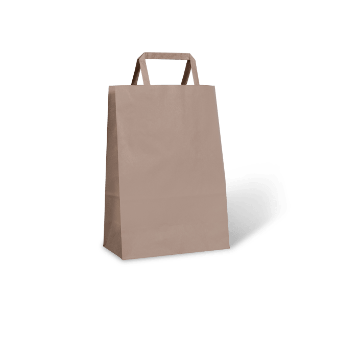 #40 Recycled Flat Fold Handle Bag 200 x 100 x 285mm 250 (Case)