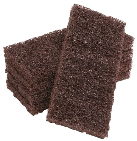 High-quality brown glitter pads for scrubbing, crafting, and cleaning with excellent abrasion for versatile projects.