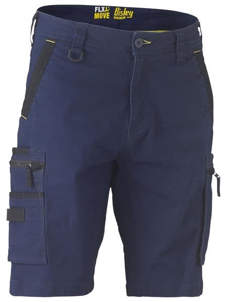 Bisley, FLX & MOVE Stretch Utility Short, BSHC1330 - Navy - 107