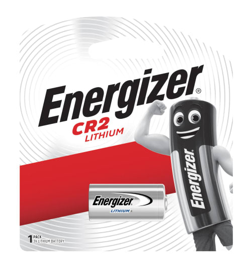 Energizer CR2 Battery: reliable lithium power for film and digital cameras, eco-friendly, long-lasting performance.