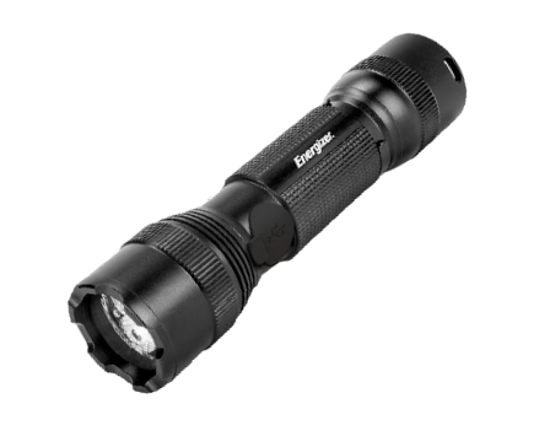 Energizer Rechargeable Tac Light: compact, durable flashlight with USB charging, MAXVIZ beam, and user-friendly modes for outdoor use.