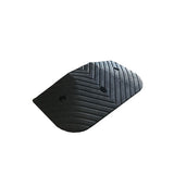 Speed Hump End Cap - Heavy Duty - Black H75mm