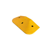 Speed Hump End Cap - Heavy Duty - Yellow H75mm