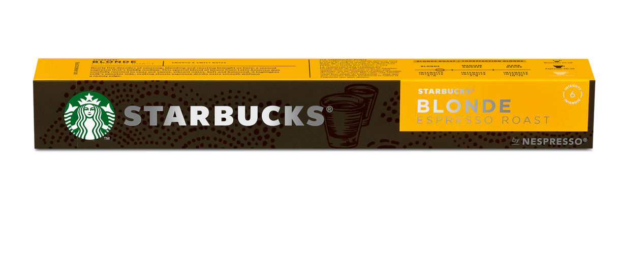 Starbucks Blonde Espresso Roast Coffee Capsules 10 capsules (Box)