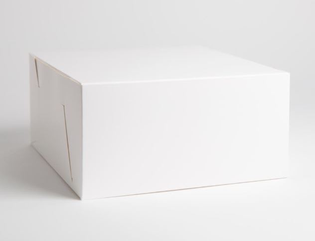Carton Board Cake Box 298 x 298 x 100mm 100 (Pack)