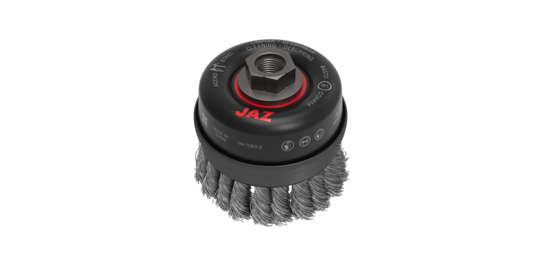 Jaz Twist Knot Cup Brush 65mm (Each)